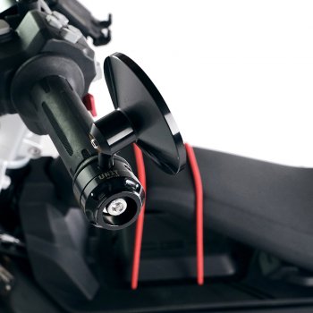 2 つの BMW CE 02 端子を備えた 2 つのミラー