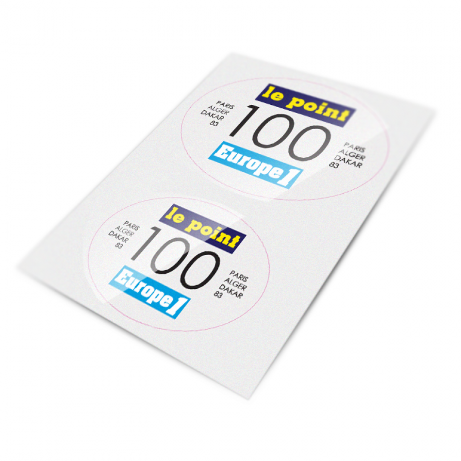 ドア番号表用ルポイントステッカー