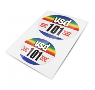 ナンバープレートホルダー用VSDステッカー