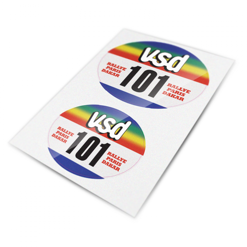 ナンバープレートホルダー用VSDステッカー