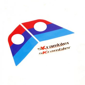 モータースポーツsスクランブラーステッカー