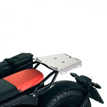 36L アルミニウム Atlas トップケース + BMW CE 02 リア荷物ラック (乗客用ハンドル付き)