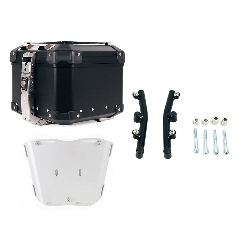 アトラス 44L ユニバーサル アルミニウム トップケース + サポート付きアトラストップケース用KTM890ADVプレート