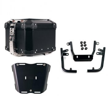 アトラス 44L ユニバーサル アルミニウム トップケース + サポート付きアトラストップケース用パンアメリカプレート