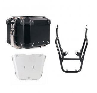 アトラス 44L ユニバーサル アルミニウム トップケース + 助手席ハンドル付き荷物ラック BMW F900GS