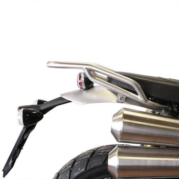 アトラス 44L ユニバーサル アルミニウム トップケース + リアラゲッジラック（パッセンジャーハンドル付き） Triumph Scrambler 1200 X & XE