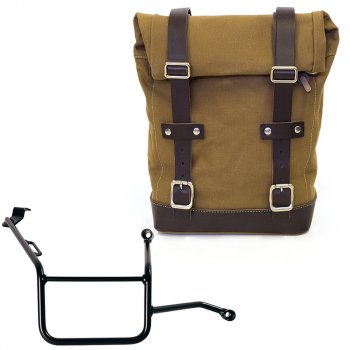 キャンバスバッグ 10L-14L + BMW F900GS フレーム右