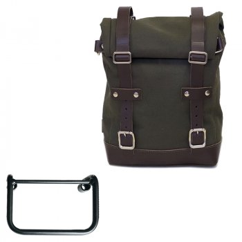 キャンバスバッグ 10L-14L + BMW R12 シャーシ右