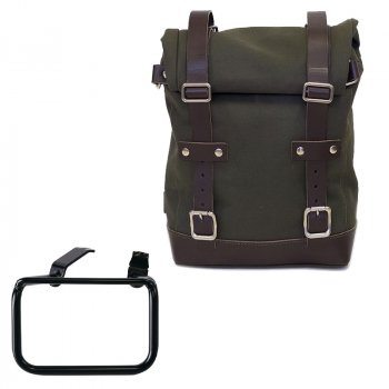 キャンバスバッグ 10L-14L + BMW R12 G/S フレーム右