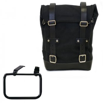 キャンバスバッグ 10L-14L + BMW R12 G/S フレーム右