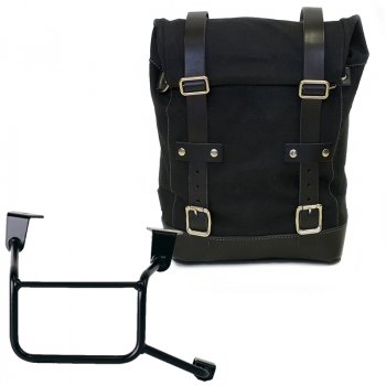 キャンバスバッグ 10L-14L + ホンダCRF1100Lアフリカツイン＆アドベンチャースポーツフレーム（2024年以降）右