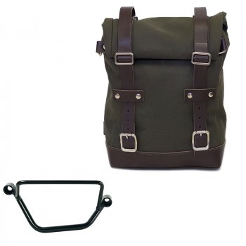 キャンバスバッグ 10L-14L + ホンダ GB350S フレーム  右