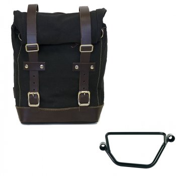 キャンバスバッグ 10L-14L + ホンダ GB350S フレーム 左