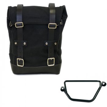 キャンバスバッグ 10L-14L + ホンダ GB350S フレーム 左