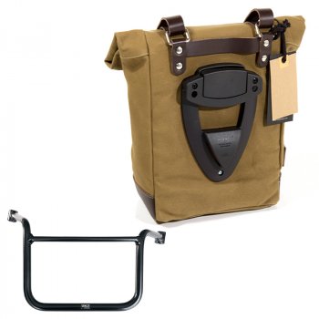 キャンバスバッグ 10L-14L + Moto Guzzi V85 TT フレーム (2024 以降) 右