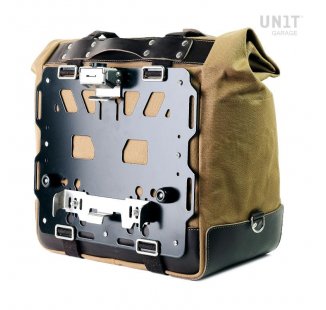カルト キャンバス サイドバッグ 40L - 50L + アルミ プレート