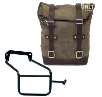 レザースプリットサイドバッグ+ Triumph Street 900 DXシリーズフレーム (2017 今まで)