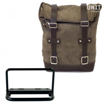 スプリットレザーのサイドバッグ+ R80 G / Sフレーム