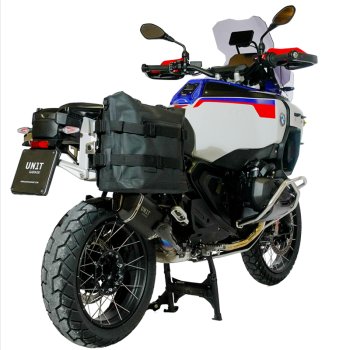 Khali TPUサイドバッグ 35L - 45L + 右側アルミプレート BMW R1300GS ADV