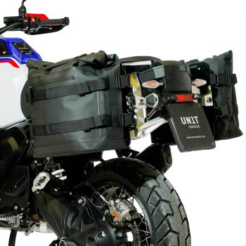 Khali TPU サイドバッグ 35L - 45L + 左側アルミプレート BMW R1300GS ADV