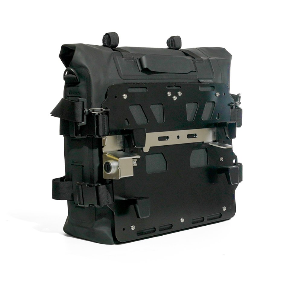 Khali TPU サイドバッグ 35L - 45L + 左側アルミプレート BMW R1300GS ADV
