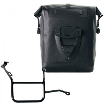 TPUのハリサイドバッグ + BMW F900GS フレーム右