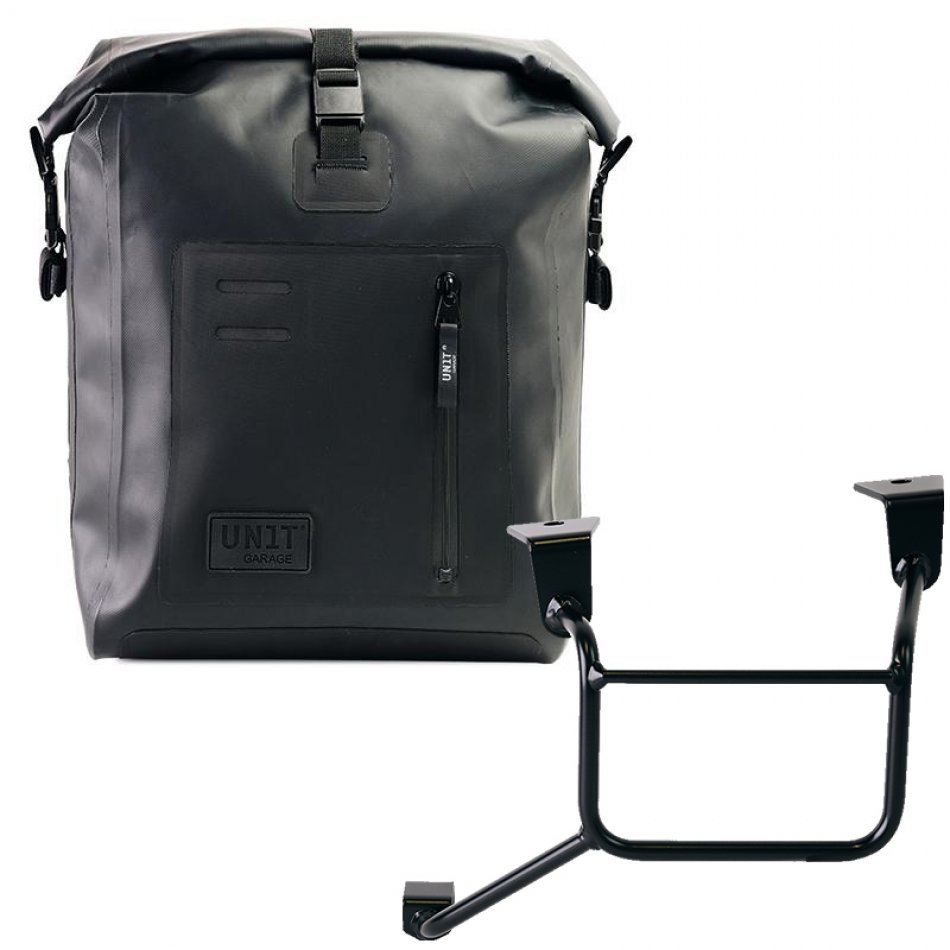 TPUのハリサイドバッグ + ホンダCRF1100Lアフリカツイン＆アドベンチャースポーツフレーム（2024年以降）左