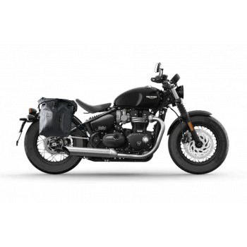 TPUのハリサイドバッグ + トライアンフ ボンネビル ボバー 右フレーム