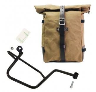 ピュアキャンバスサイドバッグ + モトグッツィ V7 デストロ フレーム