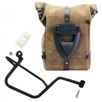 スプリットレザーのピュアサイドバッグ + モトグッツィ V7 デストロ フレーム