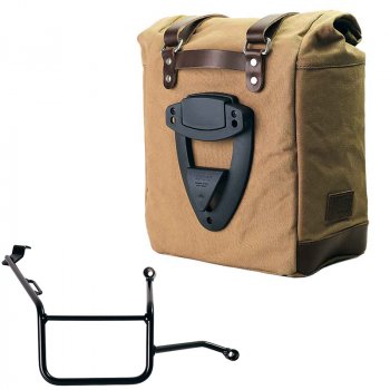 キャンバス22L-30Lのスクラムパニエ + BMW F900GS フレーム右