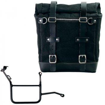 キャンバス22L-30Lのスクラムパニエ + BMW F900GS フレーム右