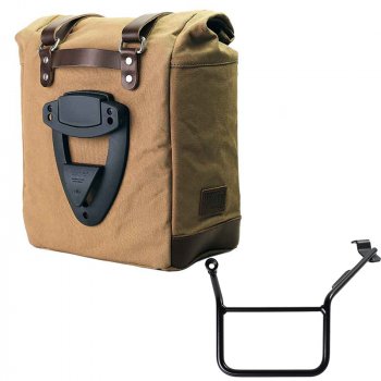 キャンバス22L-30Lのスクラムパニエ + BMW F900GS フレーム 左