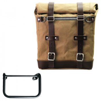 キャンバス22L-30Lのスクラムパニエ + BMW R12 シャーシ右