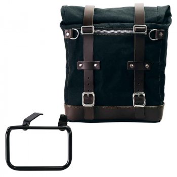 キャンバス22L-30Lのスクラムパニエ + BMW R12 G/S フレーム右