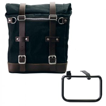 キャンバス22L-30Lのスクラムパニエ + BMW R12 G/S フレーム 左