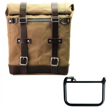 キャンバス22L-30Lのスクラムパニエ + BMW R12 シャーシ左