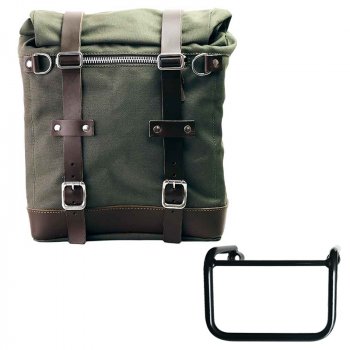 キャンバス22L-30Lのスクラムパニエ + BMW R12 シャーシ左