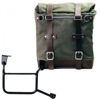 キャンバス22L-30Lのスクラムパニエ + ホンダCRF1100Lアフリカツイン＆アドベンチャースポーツフレーム（2024年以降）右