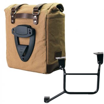 キャンバス22L-30Lのスクラムパニエ + ホンダCRF1100Lアフリカツイン＆アドベンチャースポーツフレーム（2024年以降）左