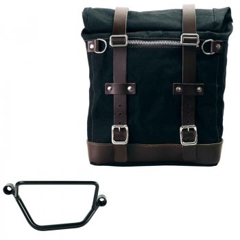 キャンバス22L-30Lのスクラムパニエ + ホンダ GB350S フレーム 右