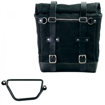 キャンバス22L-30Lのスクラムパニエ + ホンダ GB350S フレーム 右