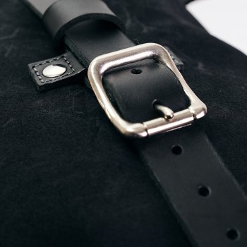 スプリットレザー22L-30Lのサイドバッグスクラム