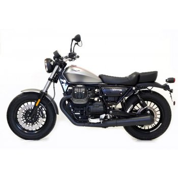 キャンバスサイドバッグ+ Guzzi V9ボビーバーSXフレーム