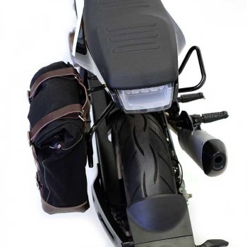 キャンバスサイドバッグ+ husqvarna 401フレーム