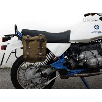 スプリットレザーのサイドバッグ+ R80 G / Sフレーム