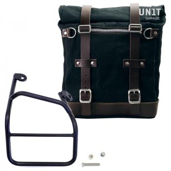 キャンバスサイドバッグ+ Ducati Scrambler 1100フレーム