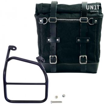 キャンバスサイドバッグ+ Ducati Scrambler 1100フレーム