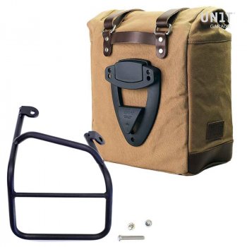 キャンバスサイドバッグ+ Ducati Scrambler 1100フレーム