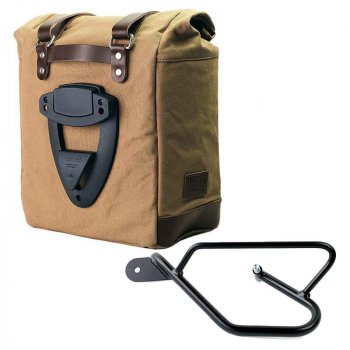 キャンバスサイドバッグ+ Guzzi V9ボビーバーSXフレーム